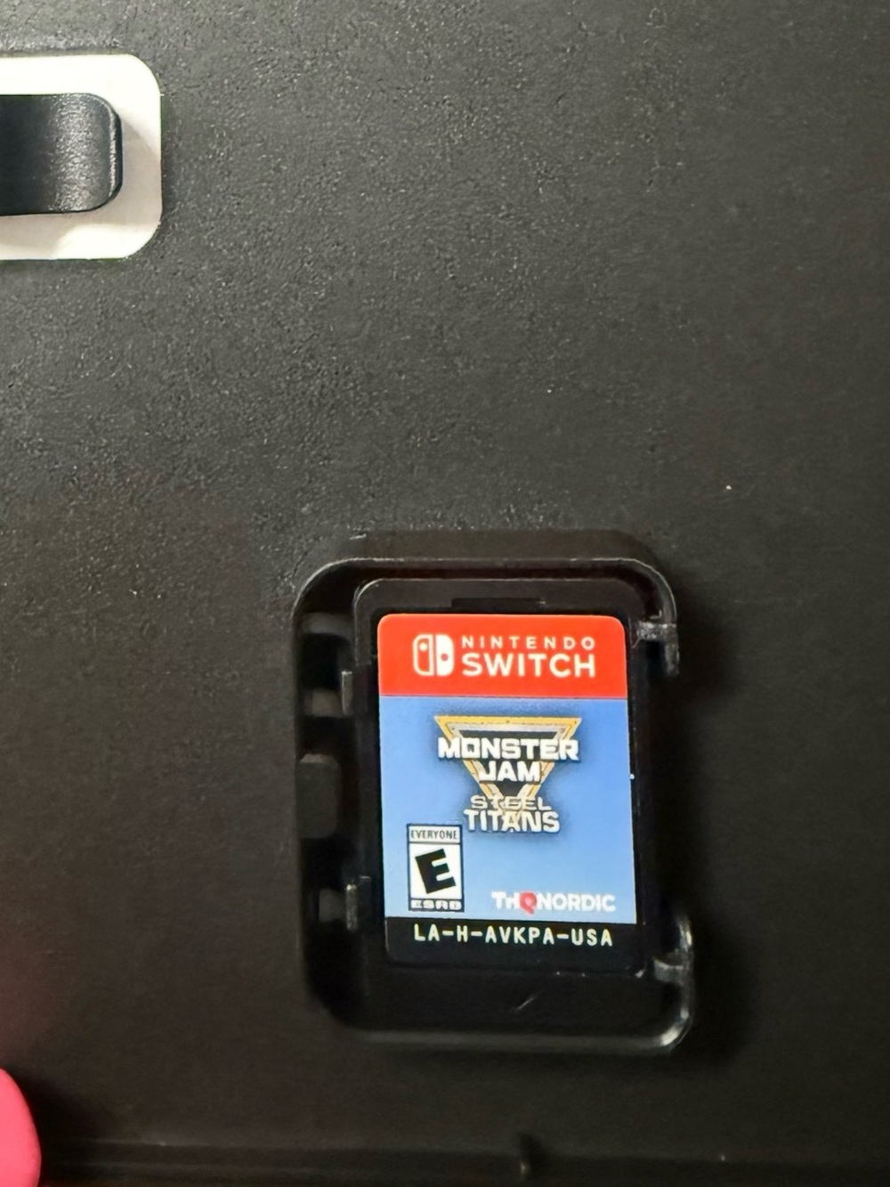 Nintendo Switch Monster Jam Steel Titans Game Card - Black/Red/Blue